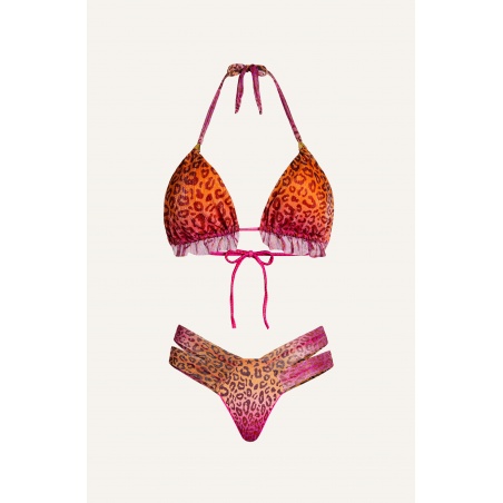 Bikini Tri Ngulo Acolchado Crep N Lam Estampado M Cula Talla S Color