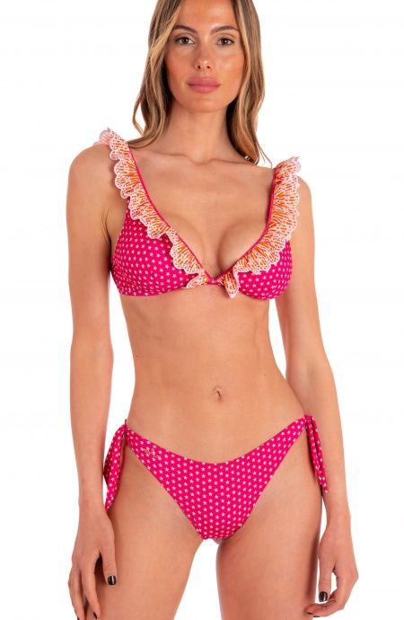 Bikini brassiere Brazilian briefs San Gallo Stars and Stripes