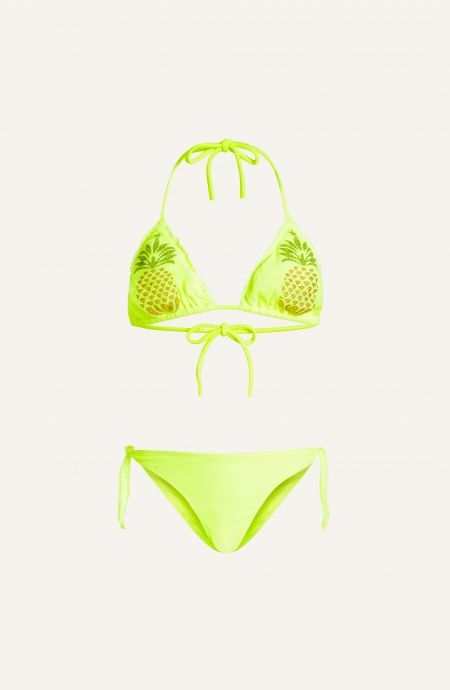 Bikini Triangolo Ananas Lurex e Tulle Baby Pin-Up Stars - 2