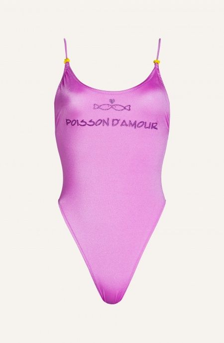 Costume Intero Olimpionico Poisson D'Amour Tinta Unita Poisson D'Amour - 6