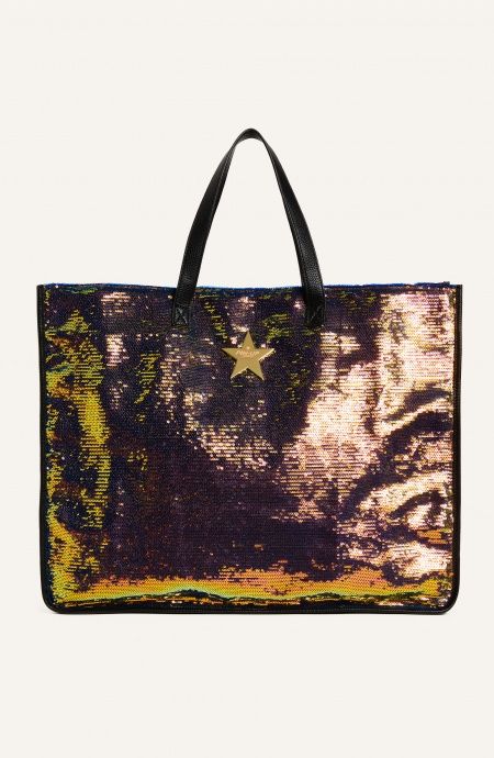 Shopping Bag Paillettes Tinta Unita Pin-Up Stars - 1