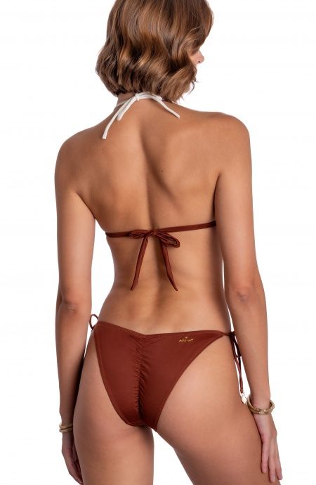 BIKINI TRIANGOLO IMBOTTITO CON LAVORAZIONE LASER E RICAMO PERLINE Pin-Up Stars - 9