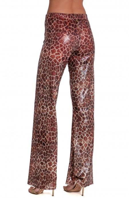 PANTALONE STAMPA PAILLETTES GIRAFFA Pin-Up Stars - 6