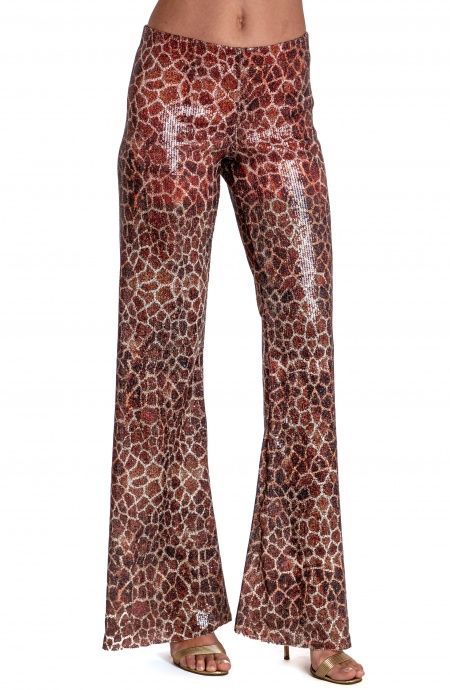 PANTALONE STAMPA PAILLETTES GIRAFFA Pin-Up Stars - 5