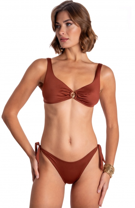 Pin Up Stars BIKINI BRASSIERE CON ACCESSORIO TINTA UNITA