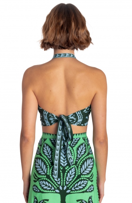 BONITO TOP BANDEAU CON ESTAMPADO DE ÁRBOLES Pin-Up Stars - 7