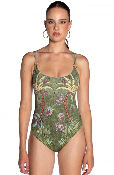 Anelle Safari One Piece Swimsuit Pin-Up Stars - 4