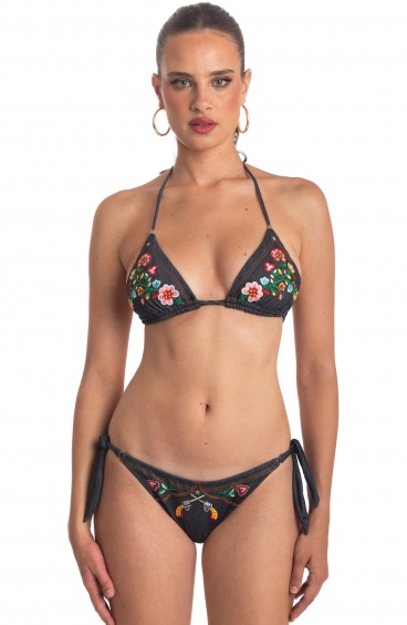 Bikini Triangolo Fiori e Pistole Pin-Up Stars - 2