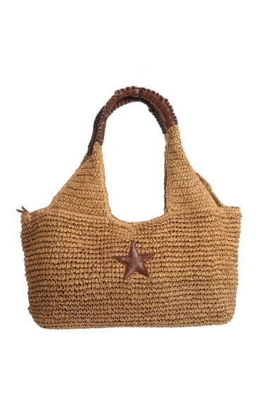 STRAW BASKET BAG PLAIN T. Pin-Up Stars - 2