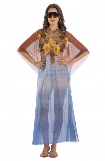 Desert Flower Tulle Caftan Pin-Up Stars - 6